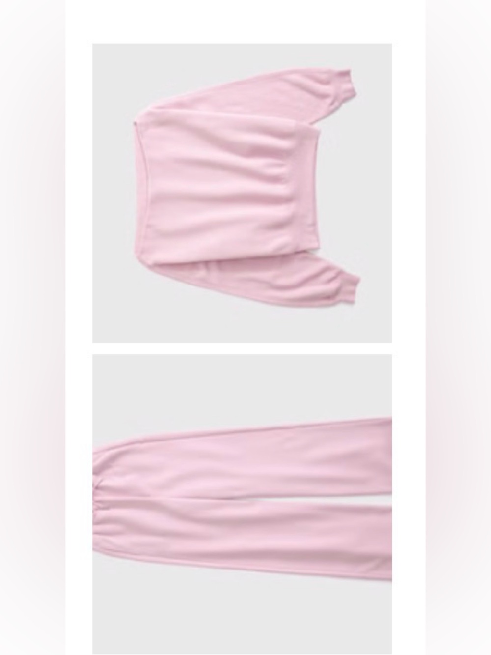 Abercrombie Sunday Slash Top & Pants - PINK/MAUVE